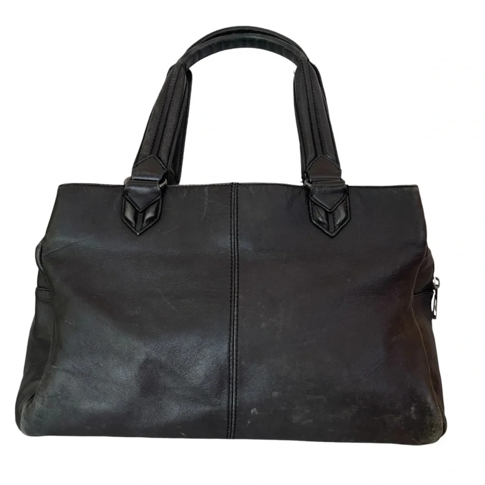 Botkier Designer Pleated Leather Satchel - Picture 2 of 10